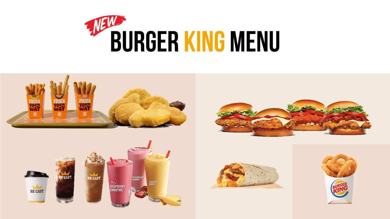 New BK Menu 2023 BK MENU