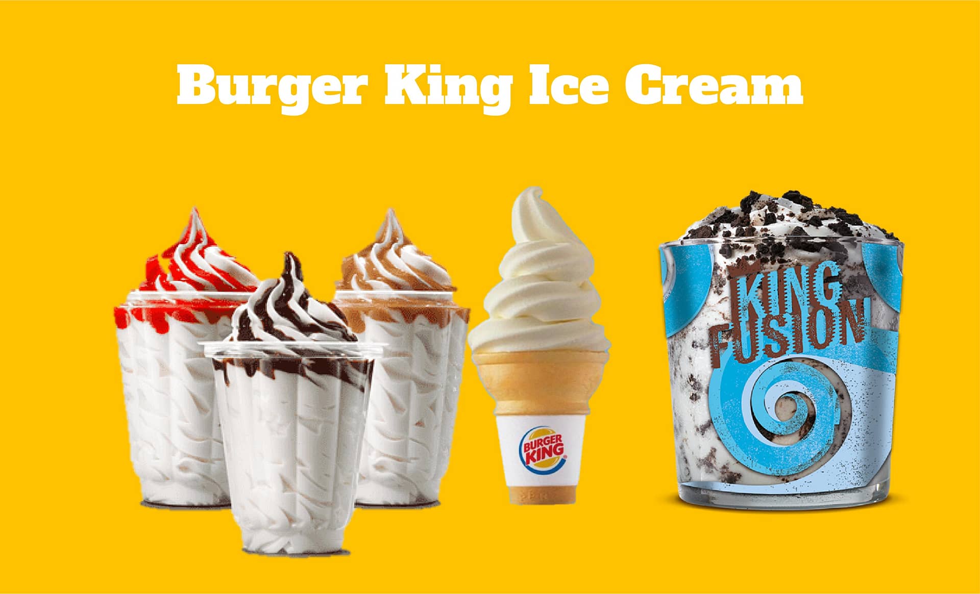 New Burger King Ice Cream Menu 2023